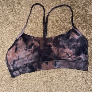Lululemon flow Y bra - tyedye pattern - size 8